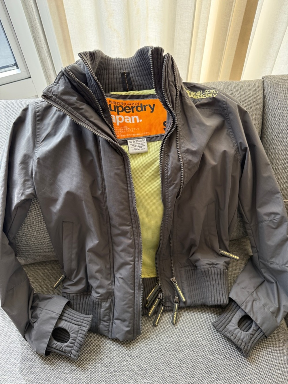 Superdry Japan gray ‘the windbomber’ jacket